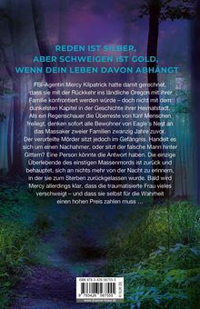 Rote und blaue Überschrift: "Reden ist Silber, aber Schweigen ist Gold, wenn dein Leben davon abhängt." Text über FBI-Agentin.
