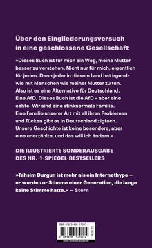 Text: „Über den Eingliederungsversuch in eine geschlossene Gesellschaft.“ Lila Hintergrund.