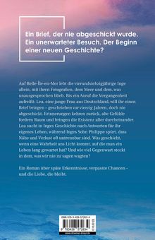 Ein Brief, der nie abgeschickt wurde. Ein unerwarteter Besuch. Der Beginn einer neuen Geschichte? Blaue Farbverläufe.
