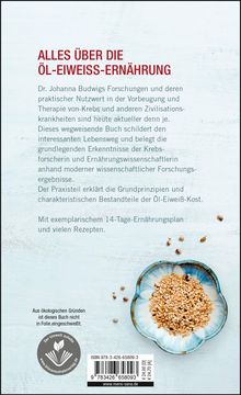 Dr. Johanna-Budwig-Stiftung: Die Original-Öl-Eiweiß-Kost, Buch