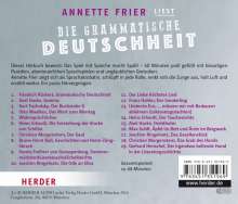 Annette Frier liest: Die grammatische Deutschheit, CD