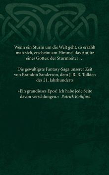 Brandon Sanderson: Sanderson, B: Stürme des Zorns/Sturmlicht-Chroniken 4, Buch