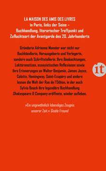 Adrienne Monnier: Aufzeichnungen aus der Rue de l'Odéon, Buch