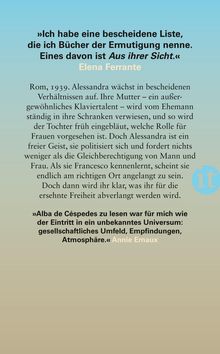 Alba de Céspedes: Aus ihrer Sicht, Buch