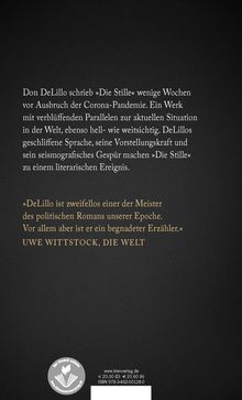 Don DeLillo: Die Stille, Buch