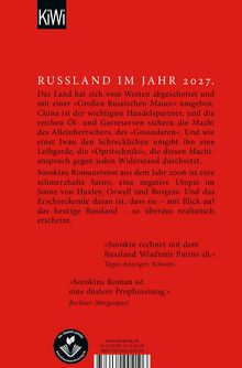 Vladimir Sorokin: Der Tag des Opritschniks, Buch