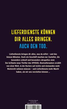 Tom Hillenbrand: Lieferdienst, Buch