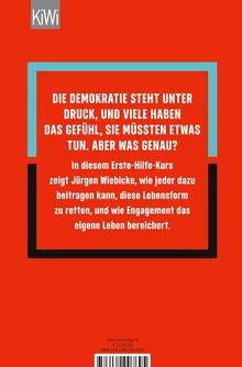 Jürgen Wiebicke: Leitfaden für Demokratie-Retter, Buch