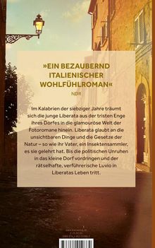 „Ein bezaubernd italienischer Wohlfühlroman“, NDR. Beschreibung eines ruhigen italienischen Dorfs in den 70ern.