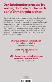 Texte: "Der Jahrhundertprozess ist vorbei, doch die Suche nach der Wahrheit geht weiter." Grauer Hintergrund. Zitate in Rot.
