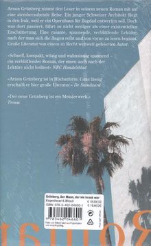 Arnon Grünberg: Der Mann, der nie krank war, Buch