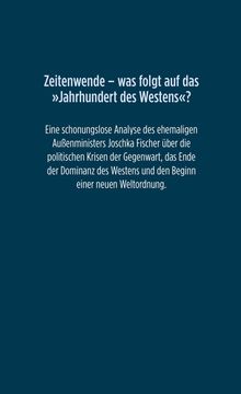 Joschka Fischer: Der Abstieg des Westens, Buch