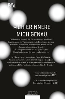 David Schalko: Weiße Nacht, Buch