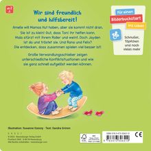 Sandra Grimm: Wir weinen und lachen, wir streiten und helfen: Ein Bilderbuch mit großen Verwandlungsschiebern, Buch