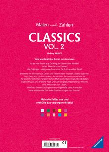 "Malen nach Zahlen CLASSICS VOL. 2, Jérémy MARIEZ. Szenen aus Der König der Löwen, Aladdin, Pinocchio. Enthülle Motive!"
