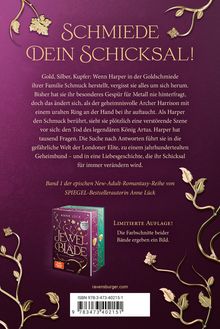 Anne Lück: Jewel &amp; Blade, Band 1: Die Wächter von Knightsbridge (Von der SPIEGEL-Bestseller-Autorin von "Silver &amp; Poison" | Limitierte Auflage mit dreiseitigem Farbschnitt), Buch