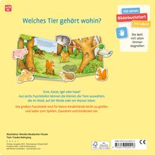 Frauke Nahrgang: Mein liebstes Puzzle-Spielbuch: Tiere - Puzzlebuch ab 18 Monaten, mit 6 Puzzleteilen, Buch