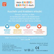 Mein Knuddel-Knautsch-Buch: Meine ersten Kinderlieder; weiches Stoffbuch, waschbares Badebuch, Babyspielzeug ab 6 Monate, Buch