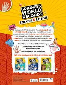 Eddi Adler: Guinness World Records Stickern und Rätseln: Körper, Buch