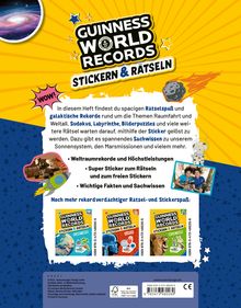Eddi Adler: Guinness World Records Stickern und Rätseln: Weltall, Buch