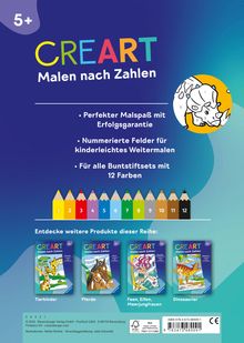 Ravensburger CreArt Malen nach Zahlen ab 5 Dinosaurier - 24 Motive, Buch