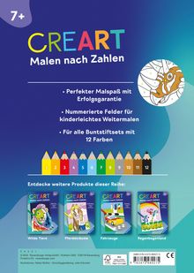 Ravensburger CreArt Malen nach Zahlen ab 7: Dinosaurier, Malbuch, 24 Motive, Buch