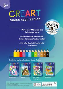 Ravensburger CreArt Malen nach Zahlen ab 5: Tierkinder, Malbuch, 24 Motive, Buch