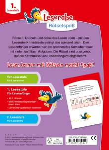 Martine Richter: Ravensburger Leserabe Rätselspaß - Krimirätsel zum Lesenlernen ab 6 Jahren - 1. Lesestufe, Buch