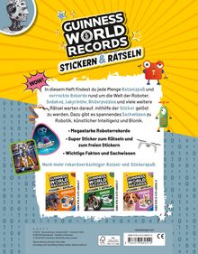 Eddi Adler: Guinness World Records Stickern und Rätseln: Roboter, Buch