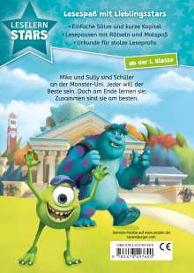 Sarah Dalitz: Disney Monster AG: Erste Stunde Monsterkunde - Lesen lernen mit den Leselernstars - Erstlesebuch - Kinder ab 6 Jahren - Lesen üben 1. Klasse, Buch