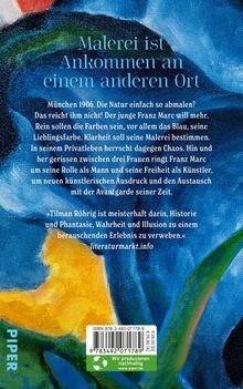 Tilman Röhrig: Der Maler und das reine Blau des Himmels, Buch