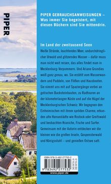 Ariane Grundies: Gebrauchsanweisung für die Ostsee und Mecklenburg-Vorpommern, Buch