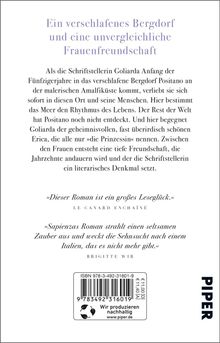 Goliarda Sapienza: Wiedersehen in Positano, Buch