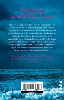 Guillaume Musso: Die junge Frau und die Nacht, Buch