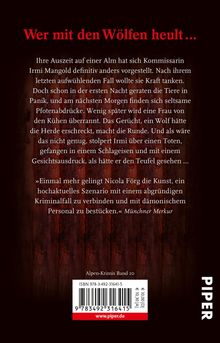 Nicola Förg: Wütende Wölfe, Buch