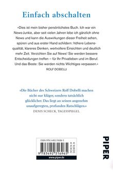 Rolf Dobelli: Die Kunst des digitalen Lebens, Buch