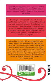 Roland Kaehlbrandt: Deutsch - Eine Liebeserklärung, Buch