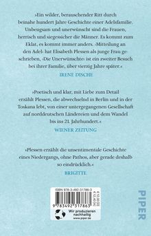 Elisabeth Plessen: Die Unerwünschte, Buch