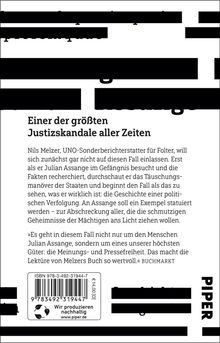 Nils Melzer: Der Fall Julian Assange, Buch