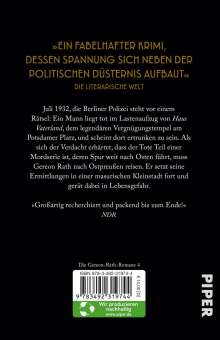 Volker Kutscher: Die Akte Vaterland, Buch