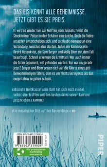 Arne Dahl: Null gleich eins, Buch