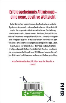 Adam Grant: Geben und Nehmen, Buch