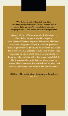 Sebastian Haffner: Anmerkungen zu Hitler, Buch