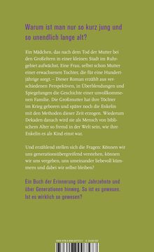 Warum ist man nur so kurz jung und so unendlich lange alt? Ein Mädchen wächst nach dem Tod der Mutter bei den Großeltern auf.