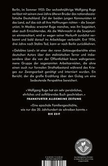 Wolfgang Ruge: Gelobtes Land, Buch