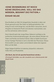 Edgar Selge: Hast du uns endlich gefunden, Buch