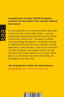 Ausgezeichnet mit dem SPIEGEL Buchpreis; unkonventioneller Spionageroman; «Ein fantastischer Funken von einem Roman.»