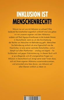 Raúl Aguayo-Krauthausen: Wer Inklusion will, findet einen Weg. Wer sie nicht will, findet Ausreden., Buch