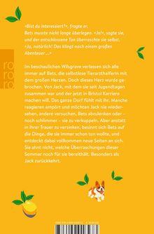 Ein Zitat über Interesse und Abenteuer leitet den Text ein. Es folgt die Geschichte von Bets, die Veränderungen erlebt. Links ro ro ro, unten Illustration von Blättern, Zitrone und Hund.