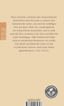 Elke Heidenreich: Kolonien der Liebe, Buch